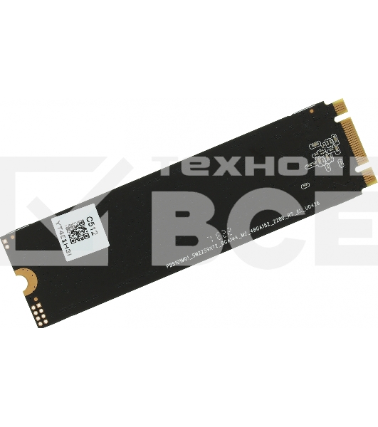 Накопитель SSD Digma Run S9, 512Gb, SATA III, M.2 2280, R/W 520/475