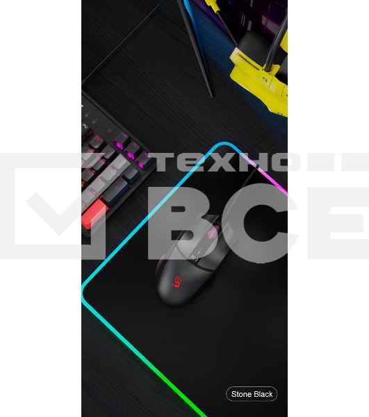 Мышь проводная A4Tech Bloody L65 Max черный, 12000 dpi, USB, кнопки - 7