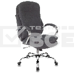 Кресло руководителя Бюрократ T-9950SL Fabric серый Alfa 44, крестовина металл хром, фото18