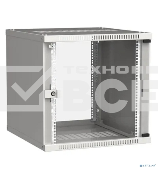 Шкаф ITK LWE3-12U66-GF LINEA WE 12U 600x600 мм дверь стекло серый