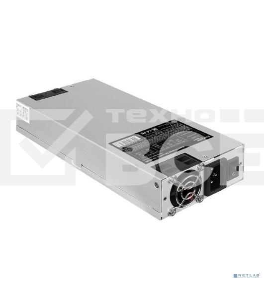 Серверный блок питания Exegate EX264624RUS 200W ExeGate ServerPRO-1U-200DS (1U, 2x4 cm fans, 24pin, (4+4)pin, PCI-E, 3xSATA, 2xIDE)