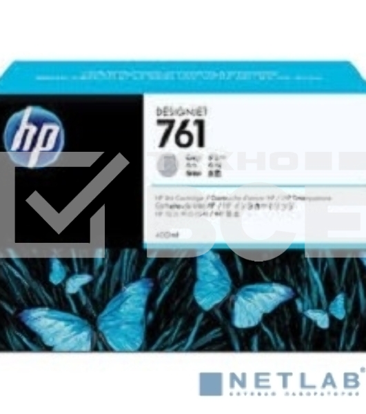 Картридж струйный HP №761 CM995A серый для HP DJ T7100 (400мл)