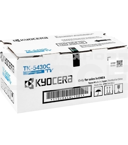 Картридж лазерный Kyocera TK-5430C для ECOSYS MA2100cfx/MA2100cwfx/PA2100cwx/PA2100cx голубой(1250 стр.)
