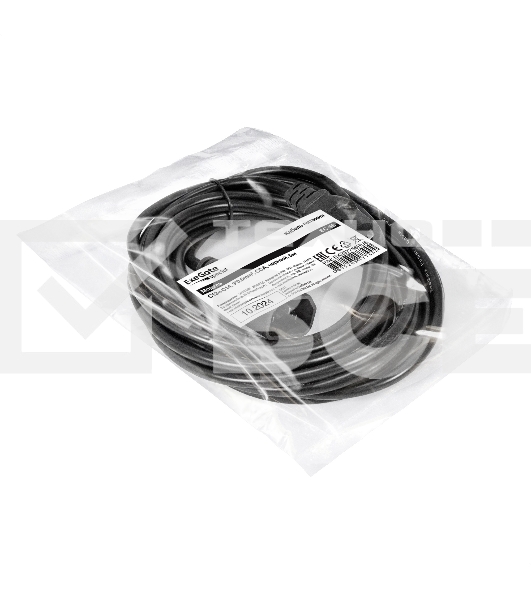 Кабель питания ExeGate Special EC-5S (C13->C14, 3*0.5mm2, CCA, черный, 5м)