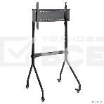 Мобильная стойка напольная Kromax OMEGA-13 черный, 1 шт/уп, Мобильная стойка напольная для TV 32