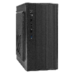 Компьютерный корпус Minitower ExeGate BAA-408U-UNS400 (mATX, БП UNS400 с вент. 12см, 2хUSB+1хUSB 3.0, HD Audio, черный), фото7