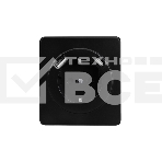 Розетка Kranz ROUND 1-ая с/з с/у з/ш 16А с USB A+C быстрой зарядки 5В/3А оникс, фото 1