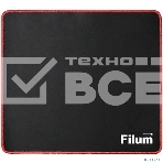 Коврик игровой для мыши Filum FL-MP-S-GAME серия- Bulldozer, черный, оверлок, размер “S”- 250x200x3 мм, ткань+резина., фото 1