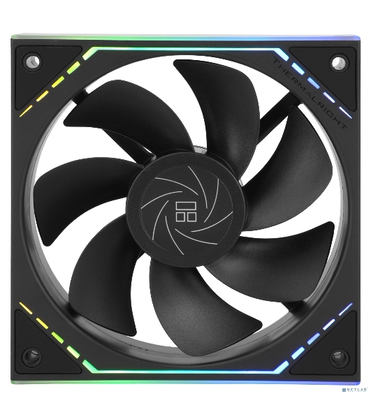 Кулер для корпуса Thermalright TL-M12R Reverse (124x120x25mm, 4-pin PWM, ARGB, 42.6CFM, 23.2dBA, 1500RPM, черный)
