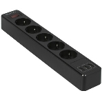 Сетевой фильтр QUMO Power Bar 5SP4U (P-0005), черный, фото6