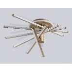 Потолочный светодиодный светильник Ambrella light FL6234 GD золото 96W 3000K-6400K 605*605*200 (ПДУ ИК), фото3