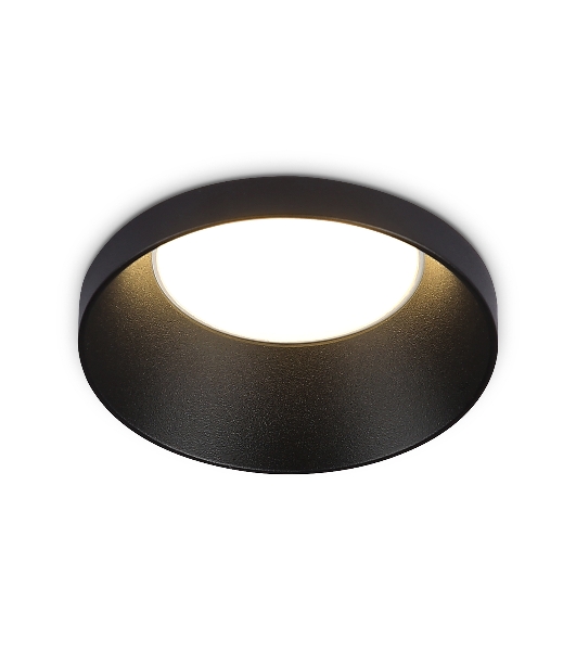Встраиваемый точечный светильник Ambrella light TN102802 BK черный GU5.3 D71*34