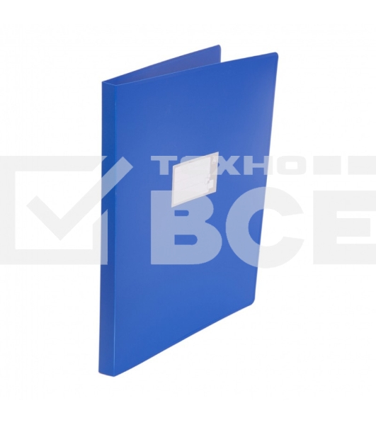 Папка на 4-х кольцах Бюрократ -0827VA3BLCK A3 верт., пластик, 0.8мм, корешок 27мм, черный