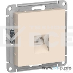 Механизм розетки компьютерной ATLAS DESIGN RJ45 беж. SchE ATN000283, фото2