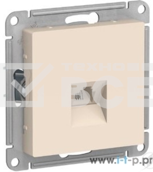 Механизм розетки компьютерной ATLAS DESIGN RJ45 беж. SchE ATN000283