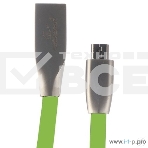 Кабель USB 2.0 Cablexpert CC-G-mUSB01Gn-1M, AM/microB, серия Gold, длина 1м, зеленый, блистер, фото2
