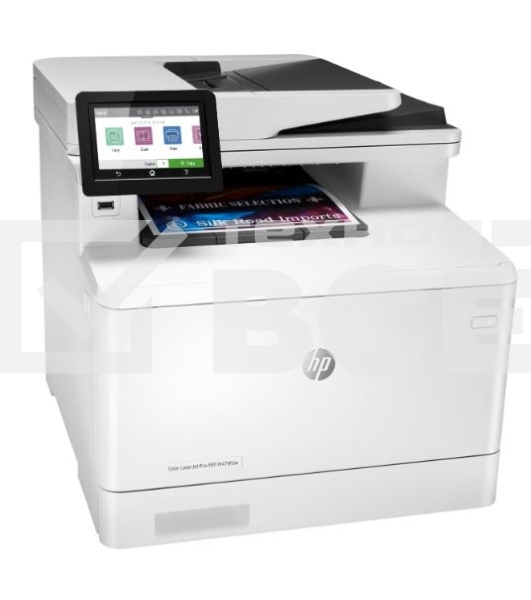 МФУ лазерное HP LaserJet Pro M479fdn (W1A79A), A4, цветной, печ. до 27 стр/мин., скан. до 29 стр/мин. (ч/б) 20 стр/мин. (цвет), 600 x 600 dpi (печать) 1200x1200dpi (скан.), USB, RJ-45, Air Print, Mopria