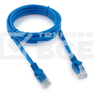 Патч-корд UTP Cablexpert кат.5e, 1.5м, литой, многожильный (синий)