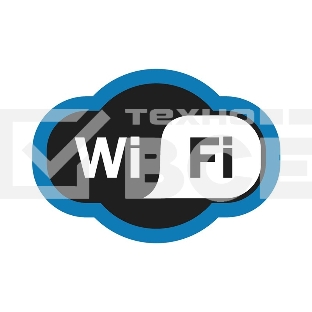 Наклейка информационный знак «Зона Wi-Fi» 150х200 мм REXANT