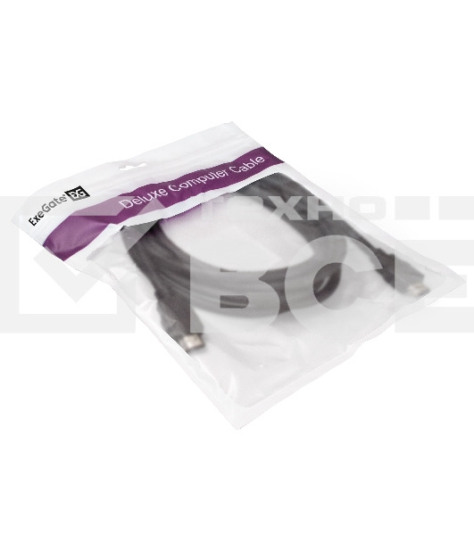 Кабель HDMI Exegate EX287731RUS EX-CC-HDMI2-3.0 (19M/19M, HDMIv2.0, 3м, 4K UHD, Ethernet, позолоченные контакты)