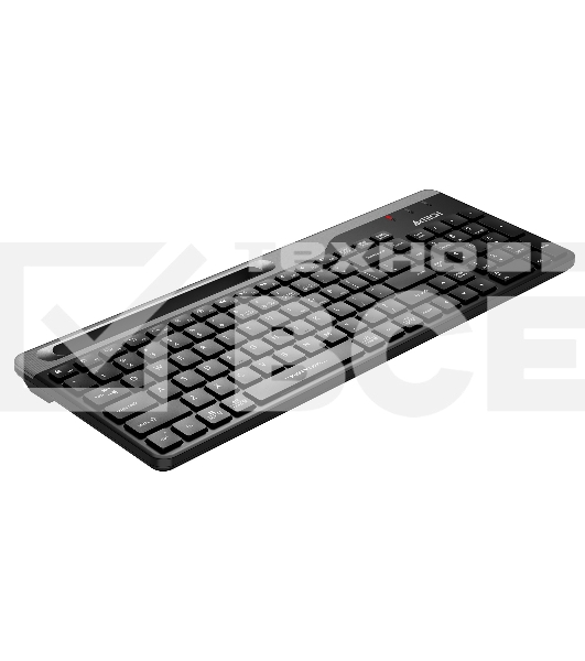 Клавиатура A4Tech Fstyler FBK25 беспроводная, USB, Bluetooth/Радиоканал, черный/серый