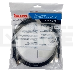 Патч-корд Buro STP 4 пары cat7 CCA molded 2м черный RJ-45 (m)-RJ-45 (m), фото 1