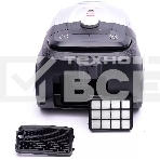 Пылесос Sharp ECJB19RS серебристый, 350/1900 Вт, уборка сухая, пылесборник мешок 2.3 л, фото17