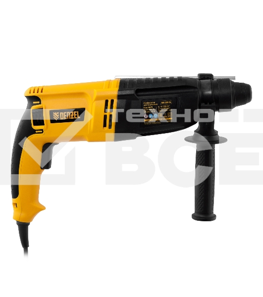Перфоратор электрический RHH-800-26, SDS-plus, 800 Вт, 3 Дж, 3 плюс 1 реж. Denzel