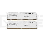 Оперативная память Kingston Fury Beast, DDR5, 32GB (2x16GB), 5600MHz, CL40, с радиатором, белый, фото4