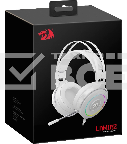 Гарнитура Defender LAMIA 2 RGB USB WHITE REDRAGON