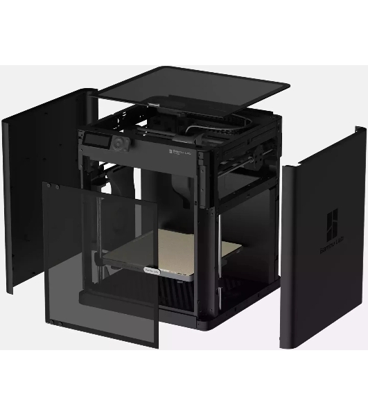 Принтер 3D Bambu Lab P1 S Combo 256x256x256мм ABS;PLA;PETG;Flex;ASA;PC;PET;TPU