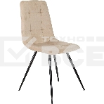 Стул для дома Бюрократ CH-K1_4 комплект 4 шт бежевый Holland 06 металл черный на ножках (CH-K1_1/HL07_4), фото10