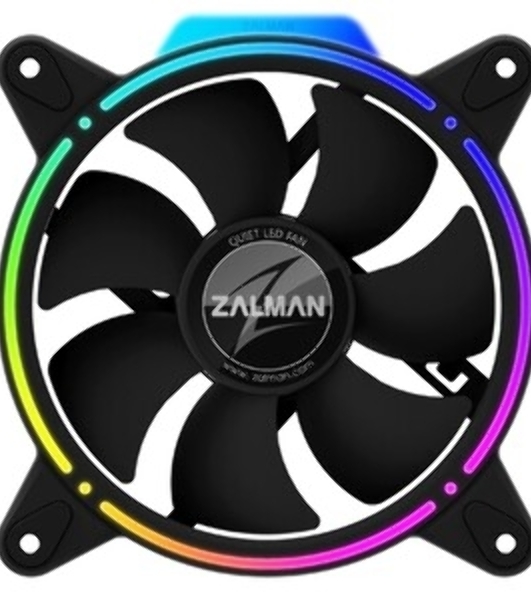 Вентилятор для корпуса Zalman ZM-RFD120A черный, 120 мм, 1500 об/мин, 25.6 дБ, 3 pin