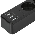 Сетевой фильтр QUMO Power Bar 5SP4U (P-0005), черный, фото5