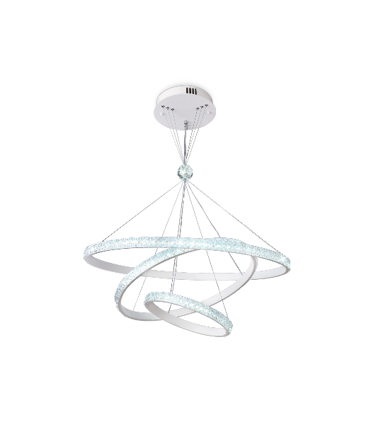 Светильник Ambrella light FA6157/3 WH белый 3000K/4200K/6400K 106W D700*890 (ПДУ РАДИО 2.4G)