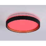 Светодиодный светильник RGB Ambrella light FZ604 BK/GD черный/золото IP20 46W 3000K-6500K+RGB D390*80 (ПДУ ИК), фото5
