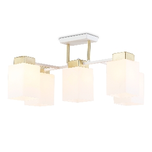 Светильник Ambrella light TR303047/5 WH/GD белый/золото E27/5 max 60W 540*480*270