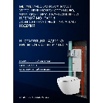 Комплект BAU 6 в 1: усиленная инсталляция BAU IDEAL, унитаз подвесной Rio Luxe 52*35, сиденье микролифт, кнопка смыва BAU Strike для инсталляции IDEAL, хром, фото5