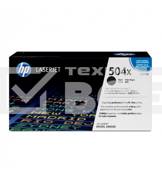 Картридж лазерный HP CE250X черный для CLJ CM3530/CP3525 10500стр.