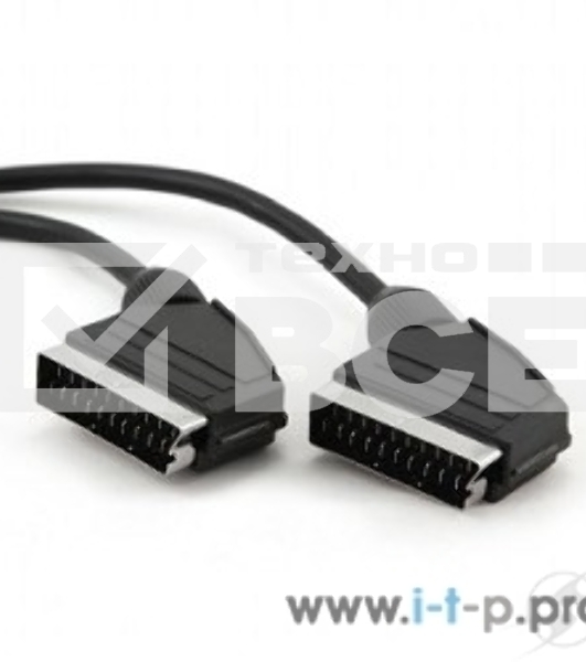Кабель аудио/видео Gembird CCV-518, SCART / SCART, 21pin, 3м