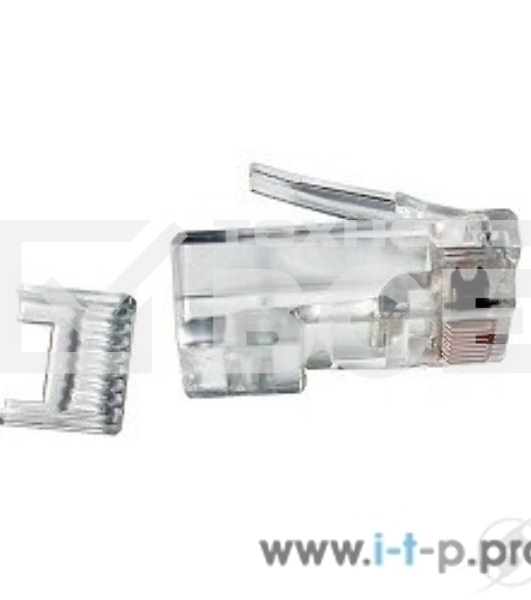 Коннектор Gembird RJ45 8P8C кат. 5 с вставкой (100 шт. в уп.)