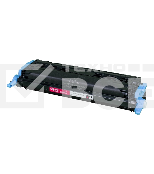 Картридж лазерный Sakura Q6003A для LaserJet 1600/2600n/2605/2605dn/2605dtn/CM1015MFP/CM1017MFP, пурпурный, 2000 к.