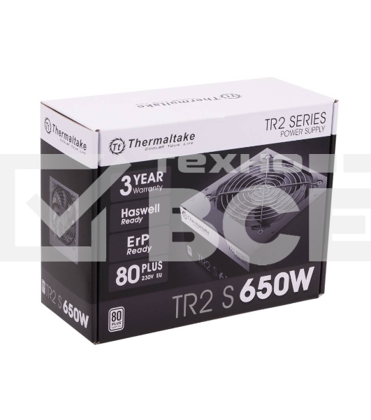 Блок питания Thermaltake TR2 S 650W Retail (PS-TRS-0650NPCWEU-2), 650Вт, 80 PLUS ,120мм, черный