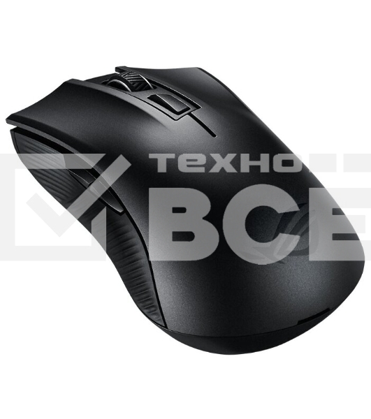 Мышь беспроводная ASUS ROG Strix Carry черный, 7200 dpi, радиоканал, Bluetooth, USB, кнопки - 6