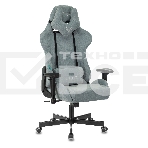Кресло игровое Бюрократ VIKING KNIGHT LT28 FABRIC серо-голубой крестовина металл/пластик, фото10