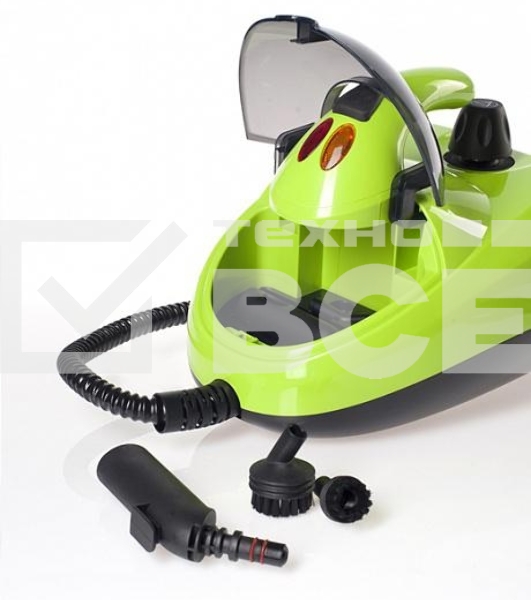 Пароочиститель напольный Kitfort КТ-908, зеленый