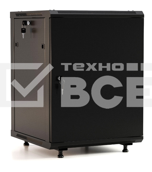 Шкаф телекоммуникационный настенный Hyperline TWB-FC, 19
