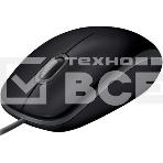 Мышь проводная Logitech M110 Silent черный, 1000 dpi, USB, кнопки - 3, фото7