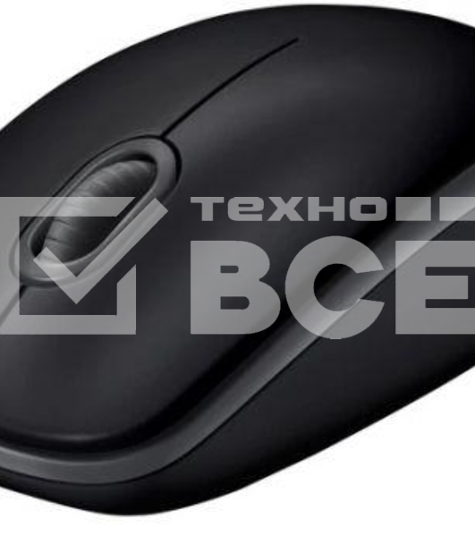 Мышь проводная Logitech M110 Silent черный, 1000 dpi, USB, кнопки - 3