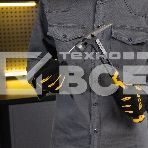 Молоток строительный Denzel 450 г, цельнокованый, боек с магнитом, двухкомп. обрезин. рук-ка, фото4